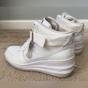 Nike Lunar Force 1, Sky Hi  Wedge Sneakers  - size 9.5